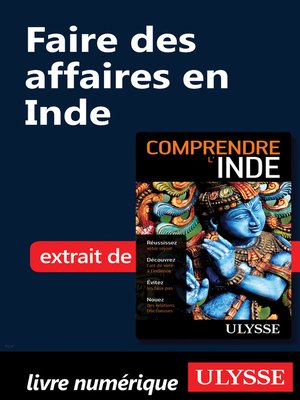 cover image of Faire des affaires en Inde